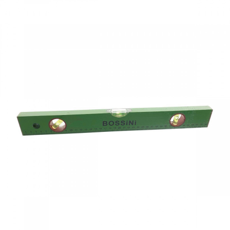 Masurare distante si dimensiuni - Nivela cu bula Bossini FS-11325, boloboc,cu 3 indicatori, verde