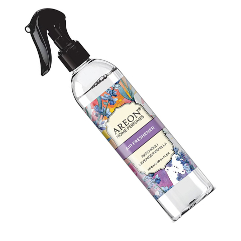 Odorizante camera - Odorizant de camera Areon Patchouli Lavender Vanilla cu pulverizator, 300 ml, improspateaza aerul si neutralizeaza mirosurile