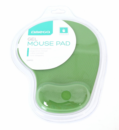 Cu suport - OMEGA GEL MOUSE PAD GREEN [42127]