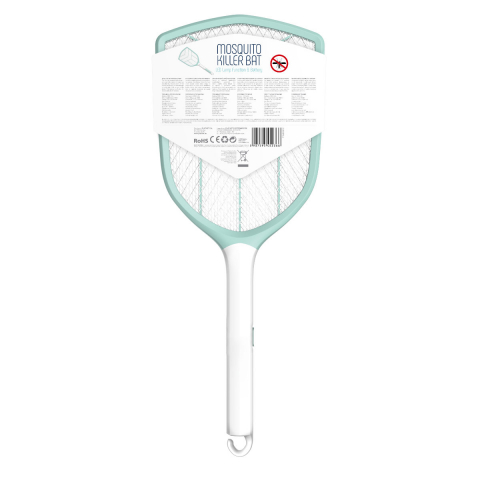 Paleta electrica anti-insecte , Platinet 45236, cu baterie tip 18650 de 1200 mAh, incarcare USB si functie iluminare LED [2]