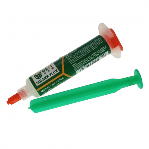 Accesorii lipit - Pasta de lipit Flux SMD, 10 g, tip seringa, alba