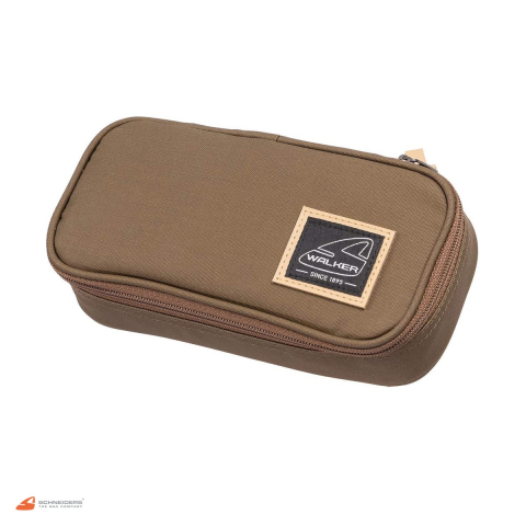 Birotica papetarie - Penar oval Walker by Schneiders Capital, 21x10x6 cm, olive