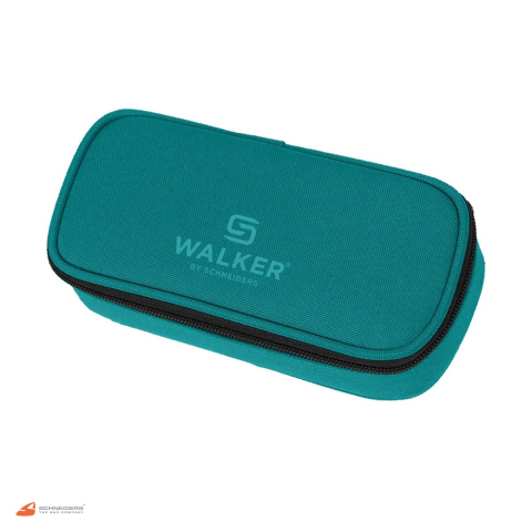 Birotica papetarie - Penar oval Walker by Schneiders Classic, 21x10x6 cm, turcoaz smarald