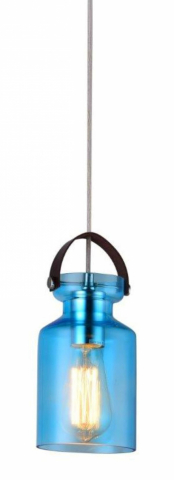 Pendul PLATINET ZEFIR P1161051 E27 GLASS BLUE 12X20[44018] [4]