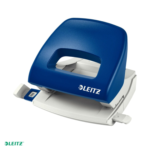 Tehnica de birou - Perforator plastic Leitz 5038 NeXXt Series, perforare 16 coli, albastru