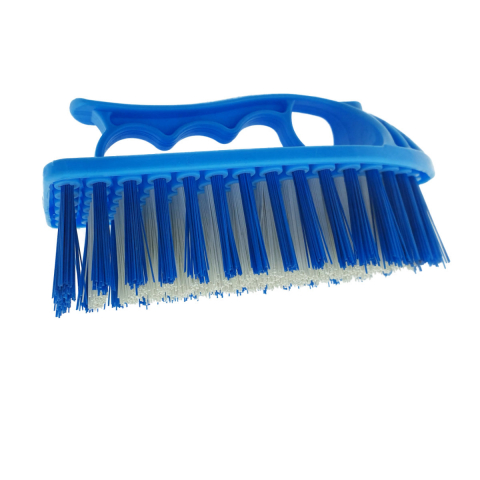 Perie cu maner, pentru curatenie, lungime 135 mm, din plastic, albastra [4]