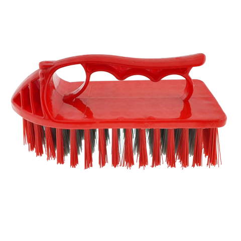 Perii si maturi - Perie cu maner, pentru curatenie, lungime 135 mm, din plastic, rosie