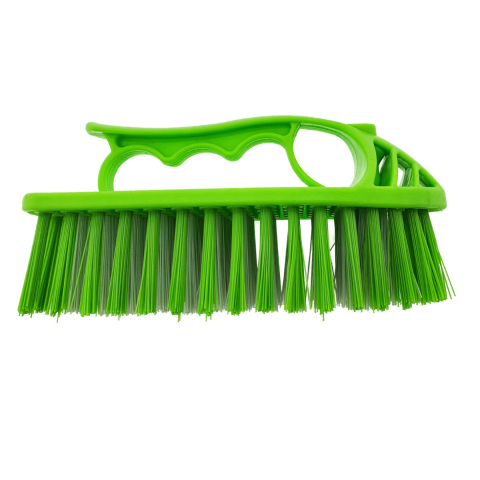 Perie cu maner, pentru curatenie, lungime 135 mm, din plastic, verde [4]