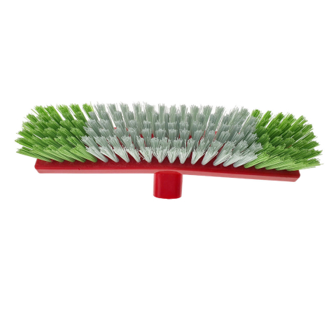 Perii si maturi - Perie pentru covoare cu filet pentru coada, lungime 260mm, verde cu alb