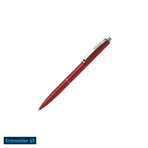Pixuri cu mecanism - Pix cu mecanism Schneider K15, varf 0.7 mm, corp rosu, scriere albastra, reincarcabil