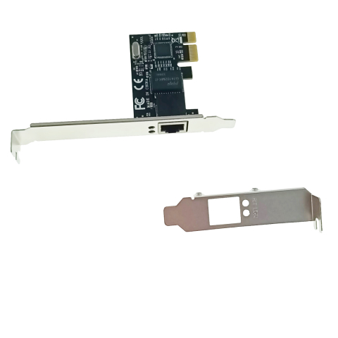 Placa de retea Gigabit, Lanberg 43392, low profile, PCI-Express-RJ45, PCI-E X1 1X RJ45 1GB RTL8111C [2]