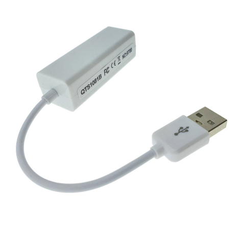 Placa de retea, USB 2.0 tata la RJ-45 mama, adaptor LAN Ethernet, internet 10/100 Mbps, alb [2]