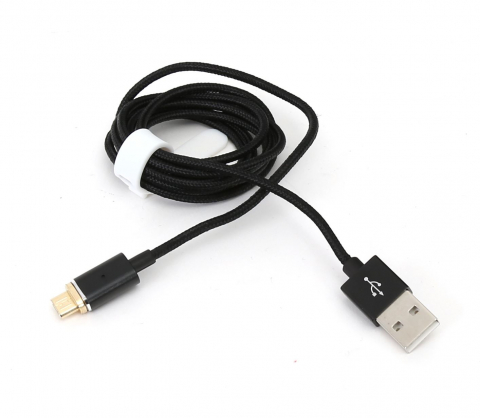 PLATINET MICRO USB TO USB CABLE WITH MAGNETIC 1M BLACK [6]