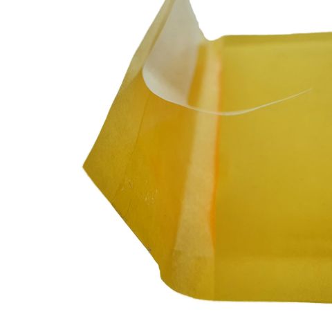 Plic anti-soc cu bule, 120 x 140 mm, TM-11896, cu clapeta de 30mm adeziva, galben [4]