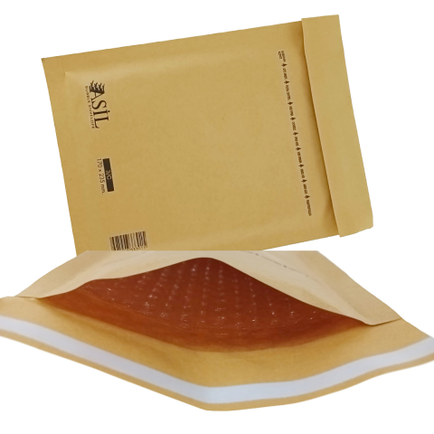 Plic anti-soc cu bule, 170 x 235 mm, 33301, cu clapeta de 30mm adeziva, maro [2]
