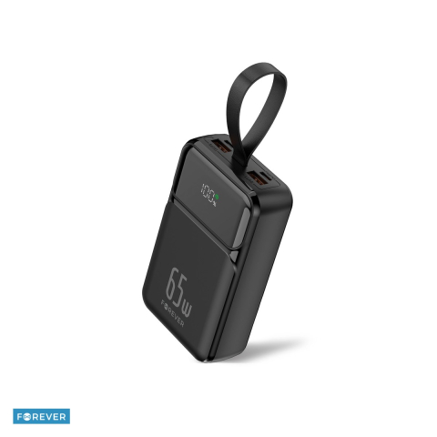 Baterii Power Bank - Power bank Forever TB-400 PD QC 65W 20000 mAh, USB-A, USB-C, Negru