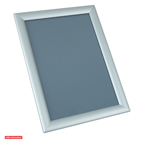 Birotica papetarie - Rama pentru postere Memoboards A5 din aluminiu, sistem snap de deschidere, capac din plastic transparent, in cutie de carton