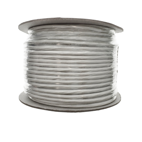 Rola 100m cablu LAN cat 6 FTP ( premium CCA ), solid, Cablexpert 07868, cu perechi torsadate ecranate cu folie, gri [6]