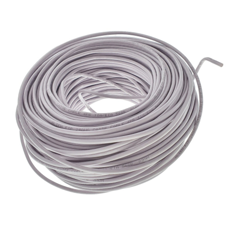 Rola Cablu FTP - Rola cablu FTP, Alien 00128, cat5e, lungime 100 metri, CCA, AWG 24, de legatura retea, ethernet, gri