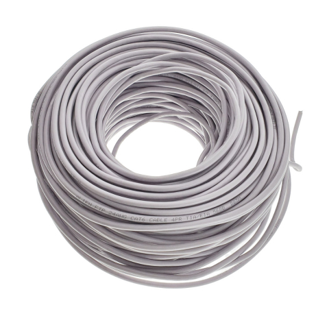 Rola Cablu FTP - Rola cablu FTP, Alien 00130, cat6e, lungime 100 metri, CCA, AWG 24, de legatura retea, ethernet, gri