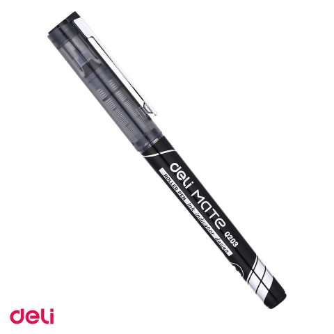 Birotica papetarie - Roller Deli Free Ink, 0.7 mm negru