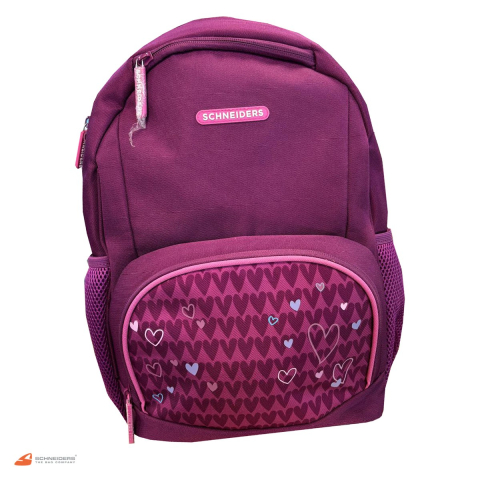 Gama de rucsacuri - Rucsac Schneiders Ergobase Purple Hearts, 29x40x20 cm, 21 l, roz