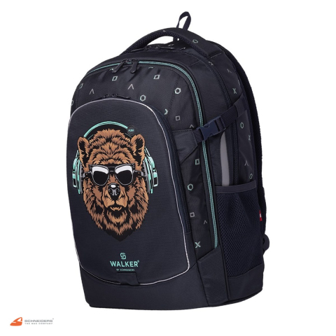 Gama de rucsacuri - Rucsac Walker by Schneiders Fame Bear Buddy, 30x44x20 cm, 28 l, gri inchis