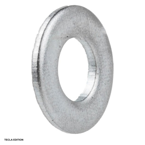 Suruburi, dibluri si accesorii prindere - Saiba plata DIN 9021, M24, 26x72x5 mm, otel HV100, zincat alb, imparte strangerea pe o suprafata mai mare, ca surubul sau piulita sa nu intre in piesa