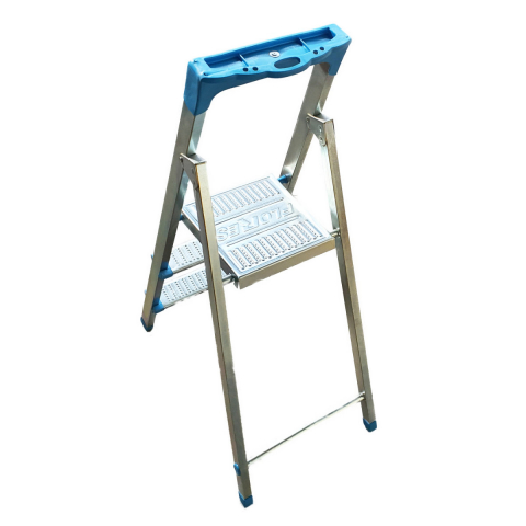 Scara cu 2 trepte pliabila, Flores, din metal, cu platforma si suport din plastic pentru feronerie si unelte [5]