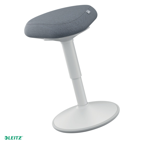 Produse ergonomice - Scaun ergonomic Leitz pentru sezut activ, reglabil pneumatic 47-64 cm, gri pastel