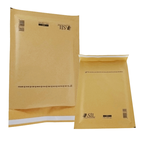 Set 100 bucati plic anti-soc cu bule, 170 x 235 mm, 00132, cu clapeta de 30mm adeziva, maro [4]