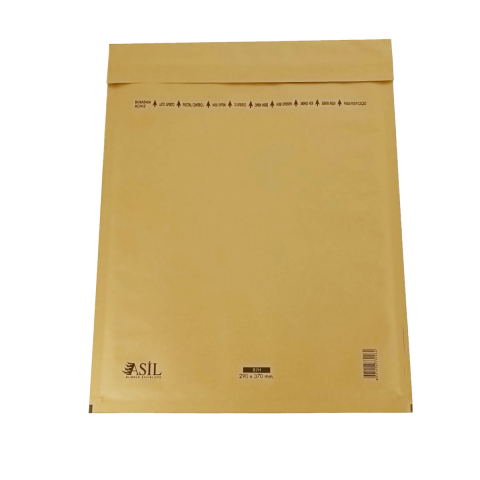 Plicuri antisoc - Set 100 bucati plic anti-soc cu bule, 290x370 mm, 00137, cu clapeta de 30mm adeziva, maro