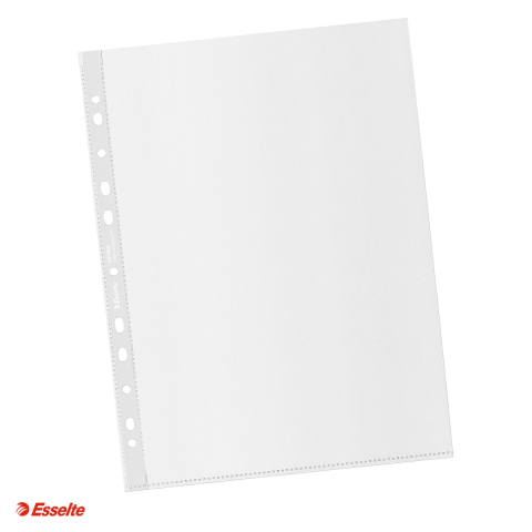 Folii de protectie - Set 100 folii de protectie Esselte Recycled, PP, A4, 70 microni, standard, pentru arhivare