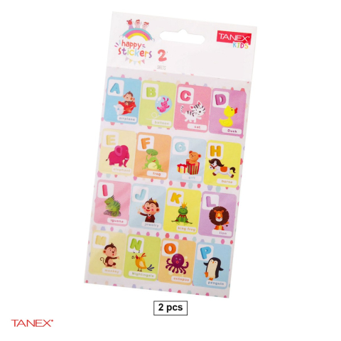 Stickere - Set 2 coli stickere TANEX Litere, 32 stickere