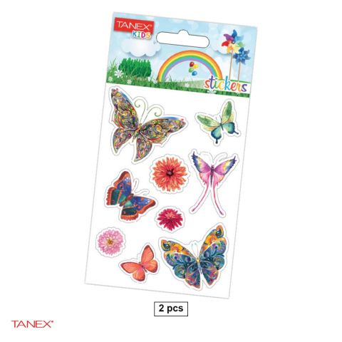 Stickere - Set 2 stickere TANEX Fluturi
