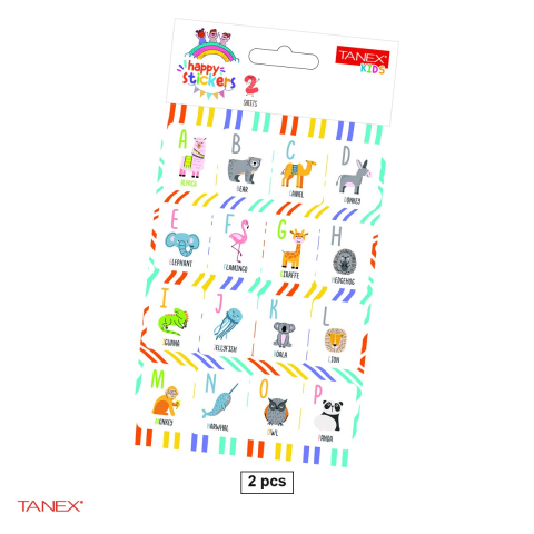 Stickere - Set 2 stickere TANEX Litere mari, MTC-103