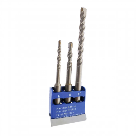 Set 3 burghie SDS pentru beton,6-8-10,SDS-12186 [4]