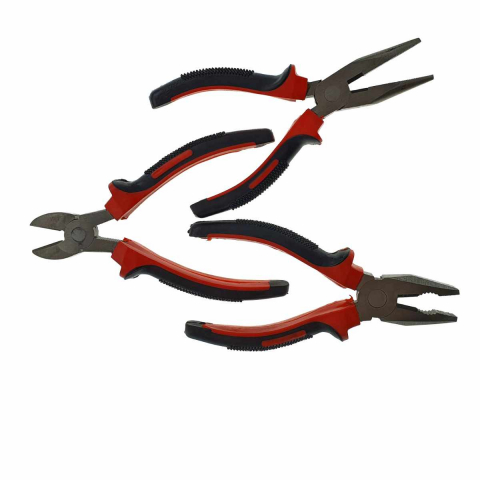 Set 3 unelte Flores FS-10041, patent, sfic taietor si cleste naslung , 160 mm, cu manere izolate [13]