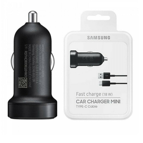 Set incarcator auto Samsung EP-LN930, cu cablu USB Tip A tata la USB Tip C tata, lungime 1.5m, Fast Charging, curent maxim 9V 2A, negru [8]