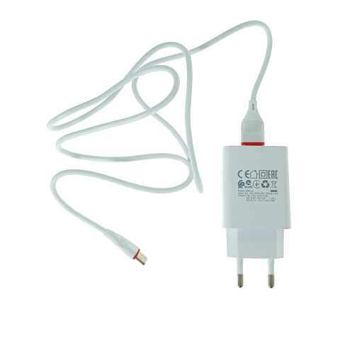 Set incarcator USB cu cablu USB-C, 18W, Borofone 70248, Quick Charge 3.0, 100 - 240V, 3A, alb [2]