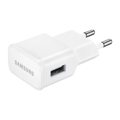 Set incarcator USB, Samsung Adaptive Fast Charging, 2A, EP-TA20EWE cu cablu USB la micro USB tata, in blister, alb [2]