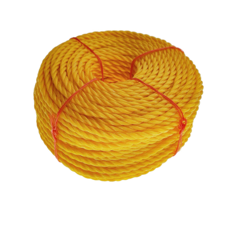 Sfoara - Sfoara din material termoplastic matasos, funie nylon rezistent, grosime 5mm, lungime 50 m , portocalie