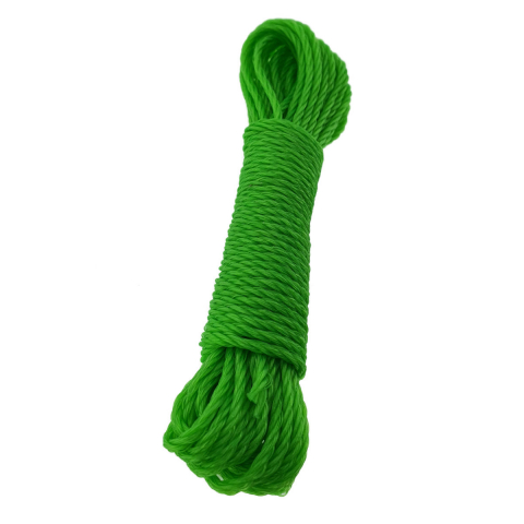 Sfoara - Sfoara polipropilena de 3mm, FS-12270, fir rasucit, 10m lungime, verde