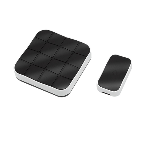 Sonerii electrice - Sonerie fara fir-wireless, Blow DR-11 07894, 70m raza actiune, 10 tonuri, 2 x LED, 433MHz, 3 x AA, 1 x CR2032, neagra