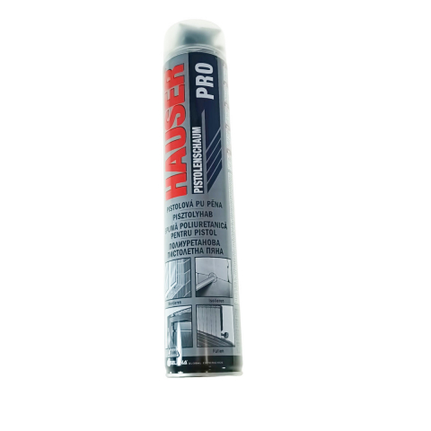 Spume poliuretanice - Spuma poliuretanica expandabila, Hauser Pro 20482, pentru pistol, etansare, izolare si reparare, 650ml