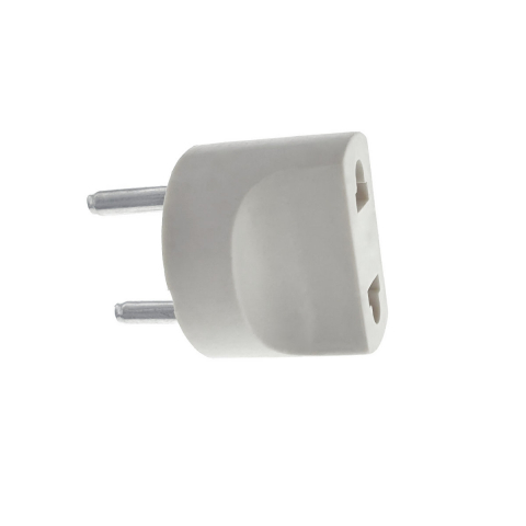 Stecher adaptor priza USA la EU, 2 pini, 4A 220V, alb [3]