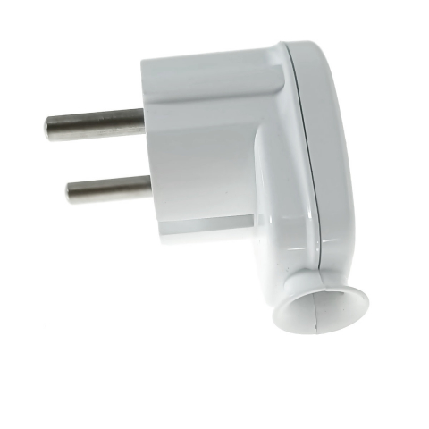 Accesorii prize - Stecher unghiular WT-16B 40605, 220-250V-16A, alb