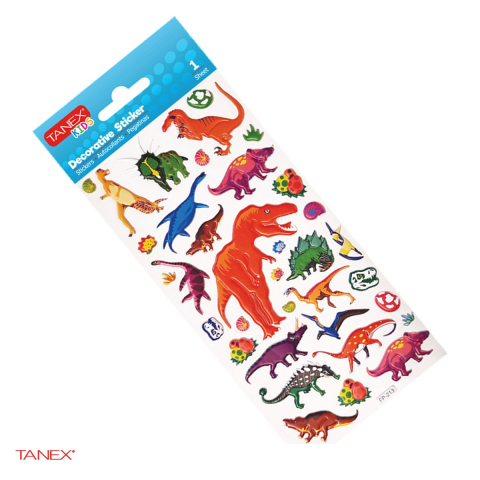 Birotica papetarie - Sticker puffy TANEX Dino, TNX-25132