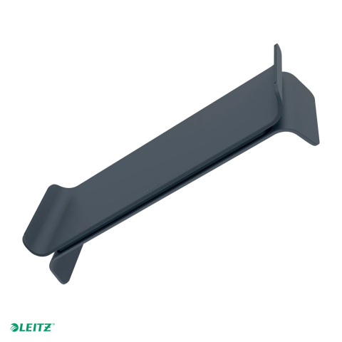Produse ergonomice - Suport pentru monitor Leitz Ergo, 2 inaltimi, pentru ecrane de maxim 27 inch, 209 x 112 x 438 mm, gri carbune
