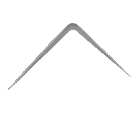 Suport pentru raft si polita, din metal, 245x200x40mm, alb [7]